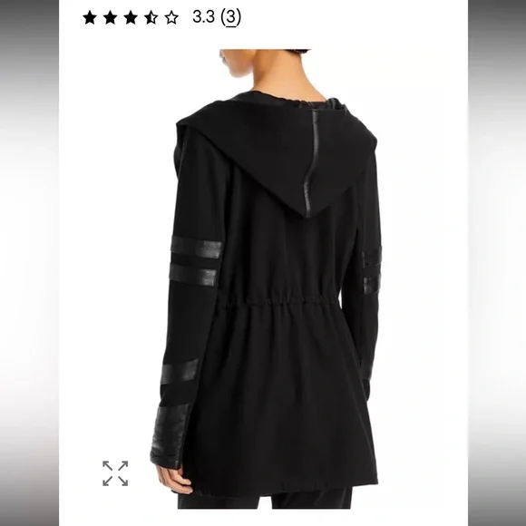 BLANC NOIR
Maitri Traveler Jac $200 black faux leather active casual spring - Picture 5 of 16